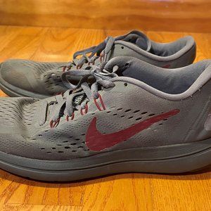 Nike Womens Flex Running Shoes Sz 8.5 Gray